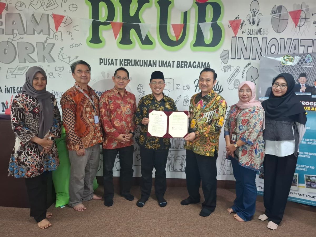 PKUB Kementerian Agama dan BRIN Tandatangani Perjanjian Kerja Sama Penguatan Kerukunan Umat Beragama