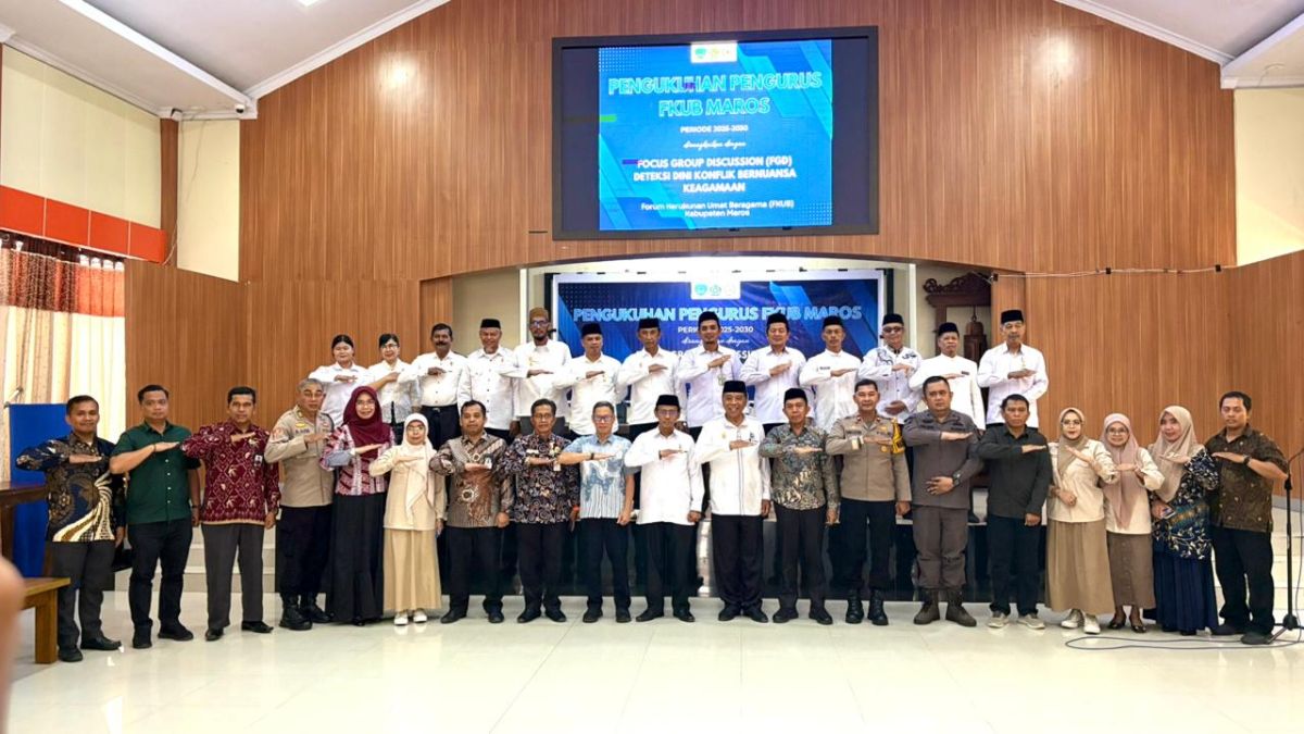 Kanwil Kemenag Sulsel Ajak Masyarakat Perkuat Deteksi Dini Konflik Keagamaan di Kabupaten Maros